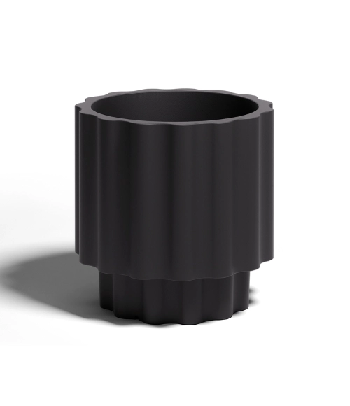 Donica czarna na taras Ribbo 55